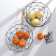Fruit Basket Bowl Metal Wire Container 