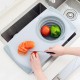 Innovative Multi-Functional 3 in 1 Chopping Board Detachable Folding Drain Basket Sink Cutting Board Kitchen Tools