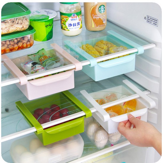 Refrigerator Storage Box Kitchen Accessories Space-saving Cans Finishing Four Case Organizer Creative Twitch Type Glove Box New