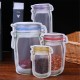  Seal Reusable Mason Jar Bottles Organizer (Each size 1pcs)