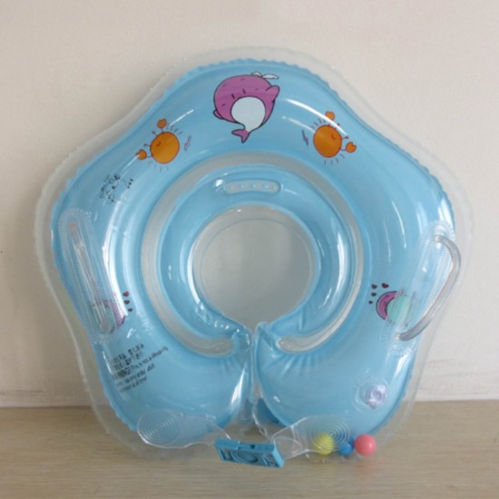 Swimming Baby Accessories Neck Ring Tube Safety Infant Float Circle for Bathing Inflatable Flamingo Inflatable Water